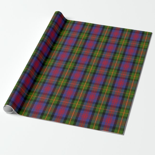 Scottish Clan MacLennan Tartan Kariert Geschenkpapier (Ungerollt)