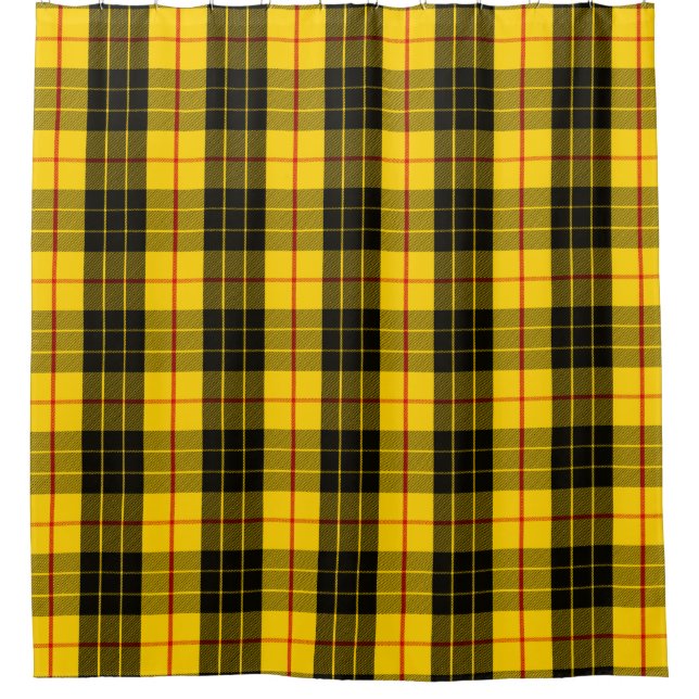 Scottish Clan MacLeod Tartan Kariert Duschvorhang (Vorderseite)