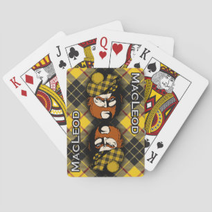 Scottish Clan MacLeod von Lewis Tartan Deck Spielkarten