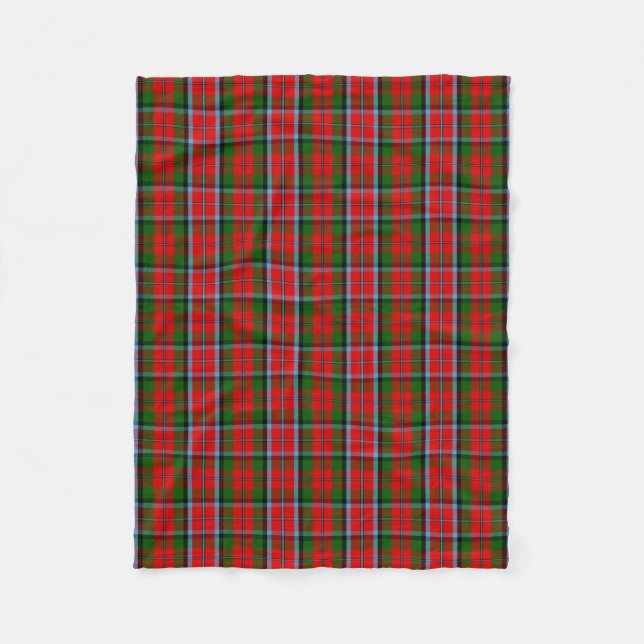 Scottish Clan MacNaughton Tartan Kariert Fleecedecke (Vorderseite)