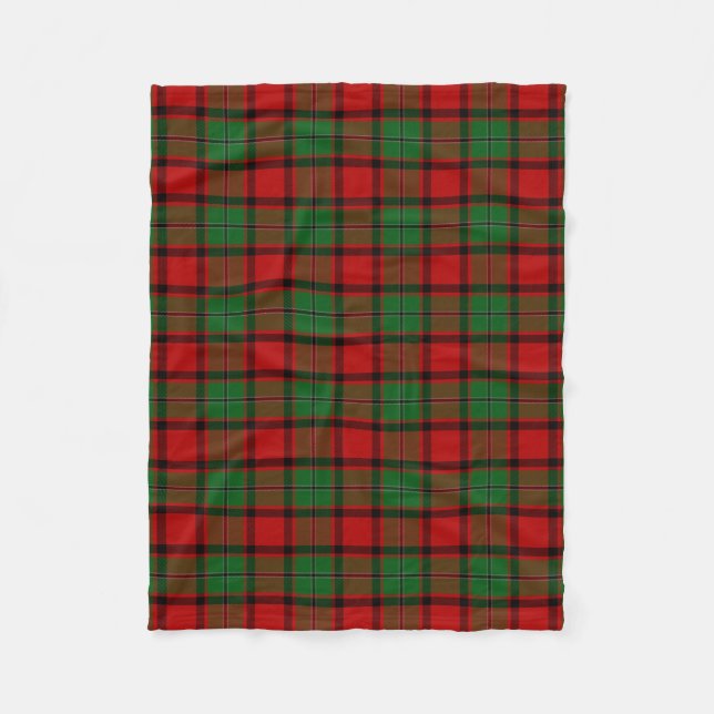 Scottish Clan MacPhail Tartan Kariert Fleecedecke (Vorderseite)