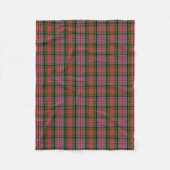 Scottish Clan MacPherson Tartan Kariert Fleecedecke (Vorderseite)
