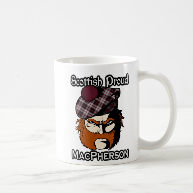 Scottish Clan MacPherson Tartan Scottish Kaffeetasse (Rechts)