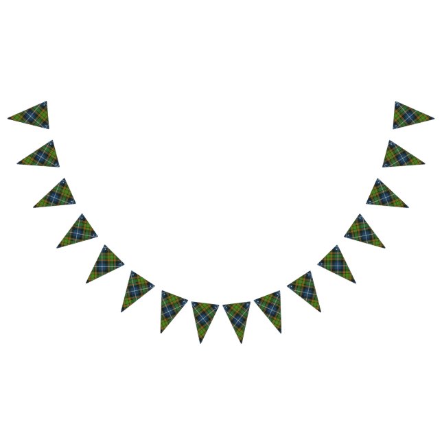 Scottish Clan MacRae Jagd Tartan Wimpelkette (Alle)