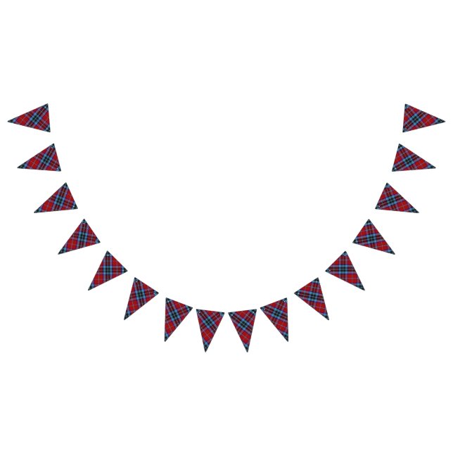 Scottish Clan MacTavish Tartan Wimpelkette (Alle)