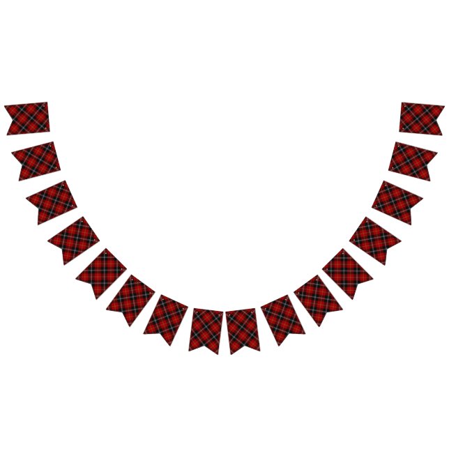 Scottish Clan Marjoribanks Tartan Wimpelkette (Alle)