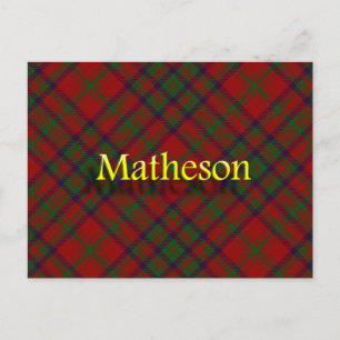 Scottish Clan Matheson Postcard Postkarte