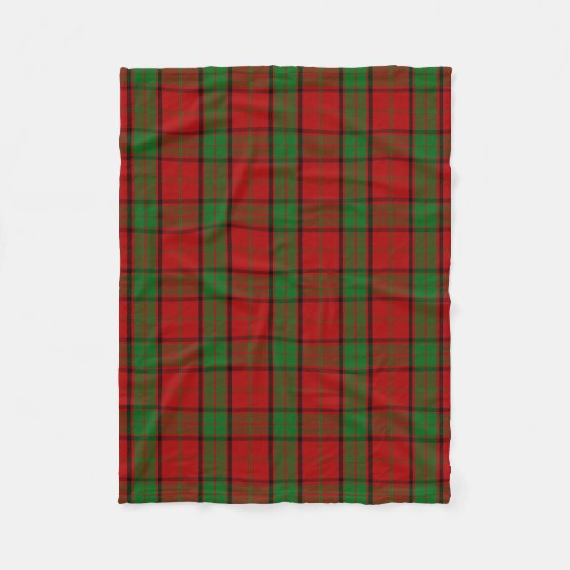 Scottish Clan Maxwell Tartan Kariert Fleecedecke (Vorderseite)