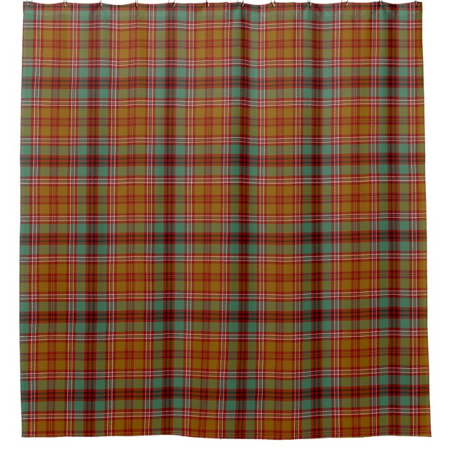 Scottish Clan McCall Tartan Kariert Duschvorhang (Vorderseite)