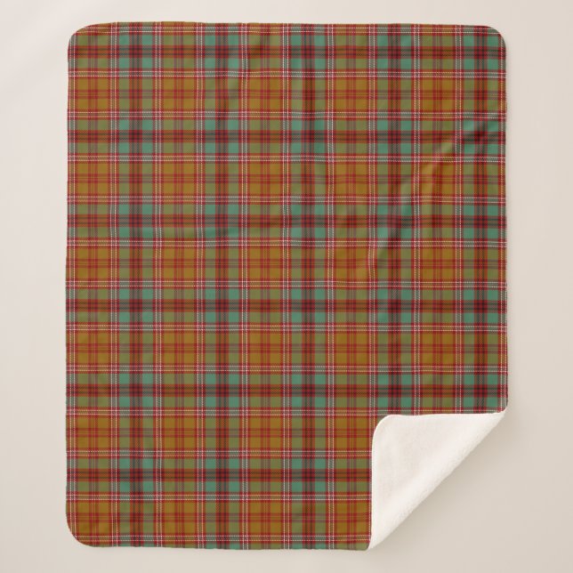 Scottish Clan McCall Tartan Kariert Sherpadecke (Vorderseite)