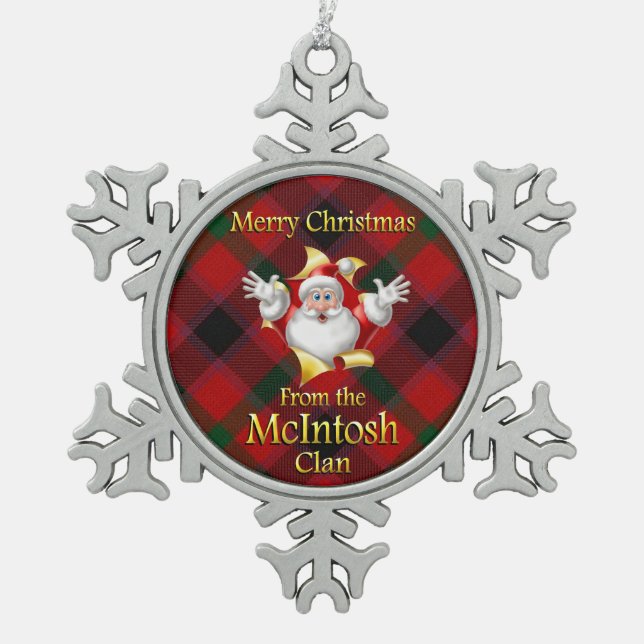 Scottish Clan McIntosh Christmas Ornament (Vorderseite)