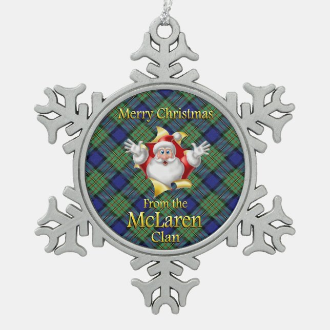 Scottish Clan McLaren Christmas Ornament (Vorderseite)