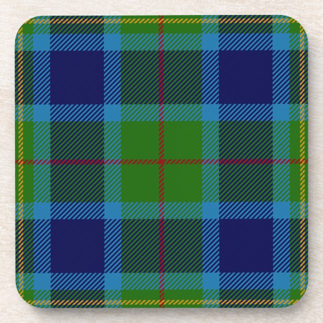 Scottish Clan Miller Tartan Kariert Getränkeuntersetzer (Vorderseite)