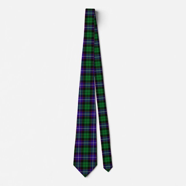 Scottish Clan Mitchell Tartan Kariert Krawatte (Vorderseite)