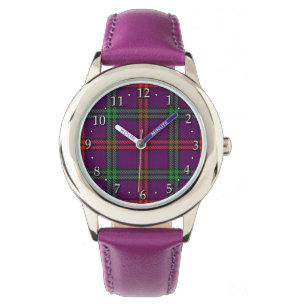 Scottish Clan Montgomery Family Tartan Kariert Armbanduhr