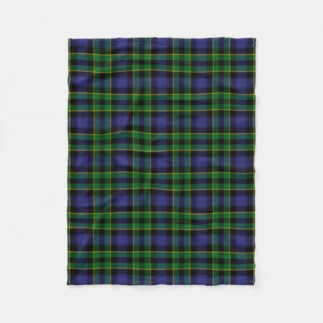 Scottish Clan Mowat Tartan Kariert Fleecedecke (Vorderseite)