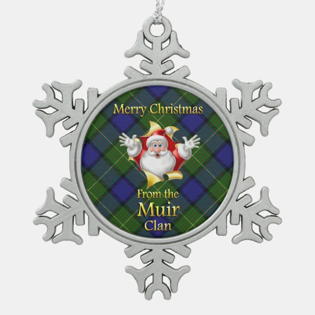 Scottish Clan Muir Christmas Ornament (Vorderseite)