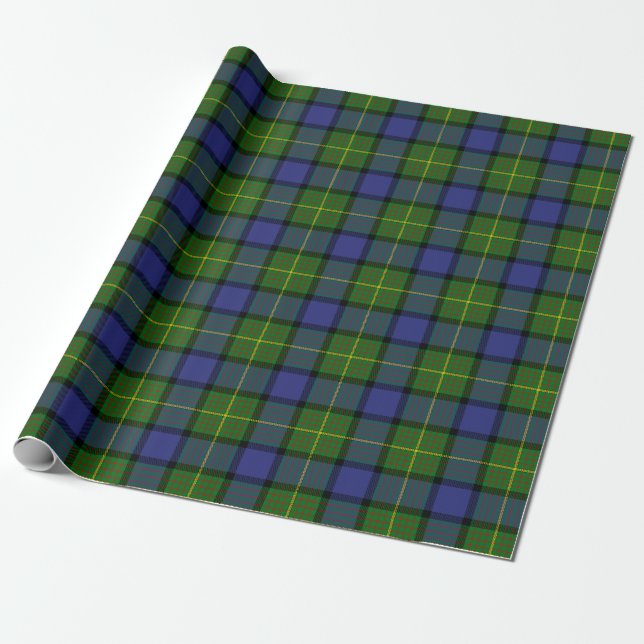 Scottish Clan Muir Tartan Kariert Geschenkpapier (Ungerollt)