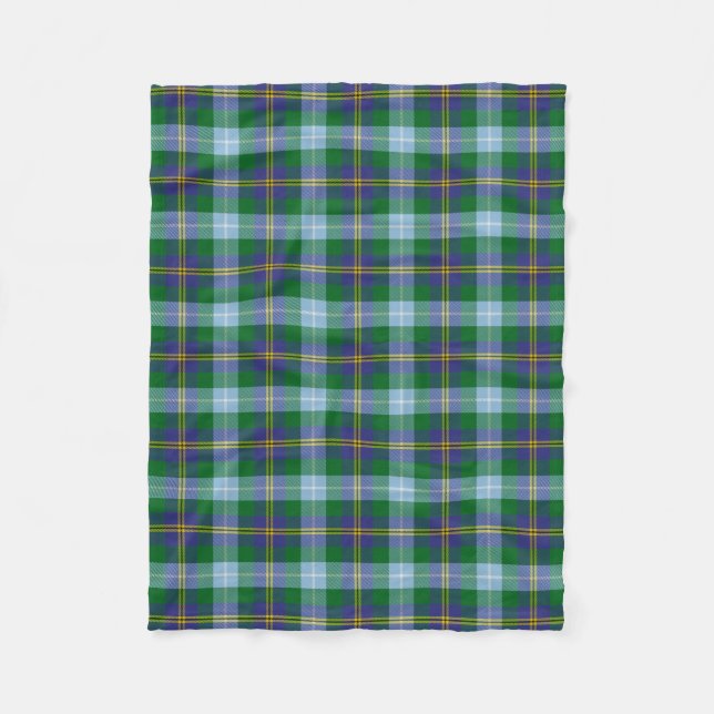 Scottish Clan Porteoto Tartan Kariert Fleecedecke (Vorderseite)