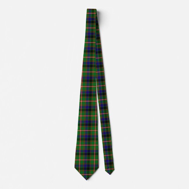 Scottish Clan Reid Tartan Kariert Krawatte (Vorderseite)