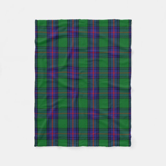 Scottish Clan Shaw Tartan Kariert Fleecedecke (Vorderseite)