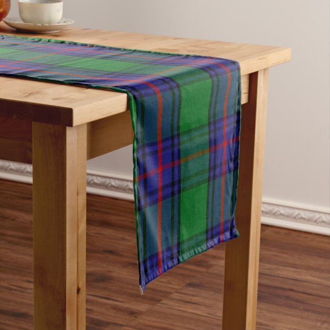 Scottish Clan Shaw Tartan Kariert Großer Tischläufer (Beispiel)