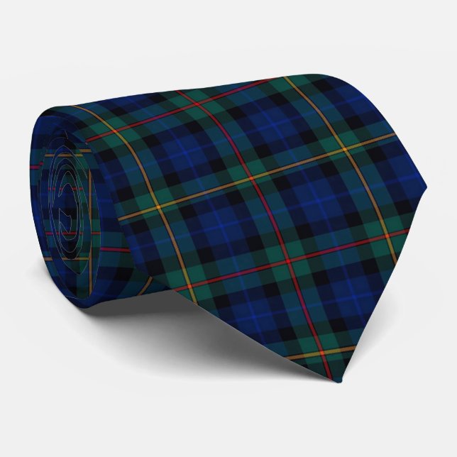 Scottish Clan Smith Tartan Kariert Neck Tie Krawatte (Gerollt)