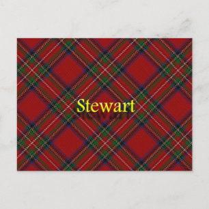 Scottish Clan Stewart Postkarte