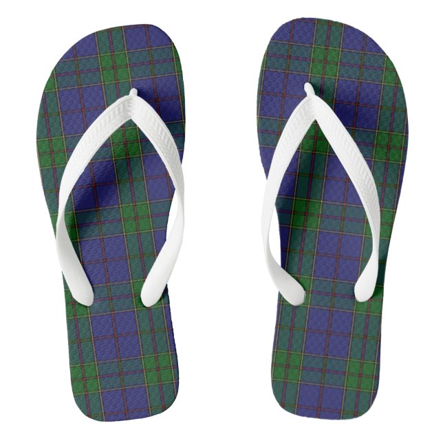 Scottish Clan Strachan Tartan Flip Flops (Fußbett)