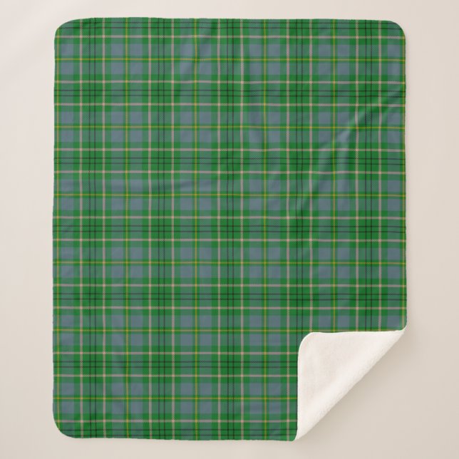 Scottish Clan Taylor Tartan Kariert Sherpadecke (Vorderseite)