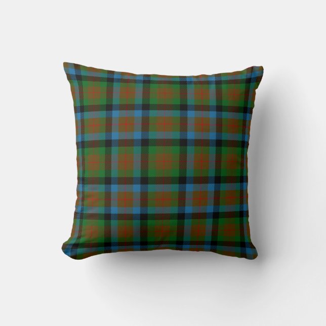 Scottish Clan Tennant Tartan Kariert Kissen (Vorderseite)