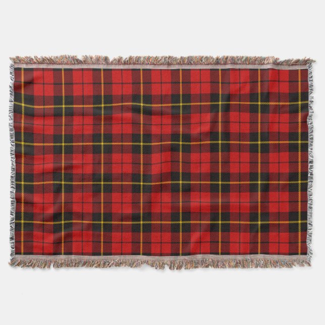 Scottish Clan Wallace Tartan Kariert Decke (Vorderseite)