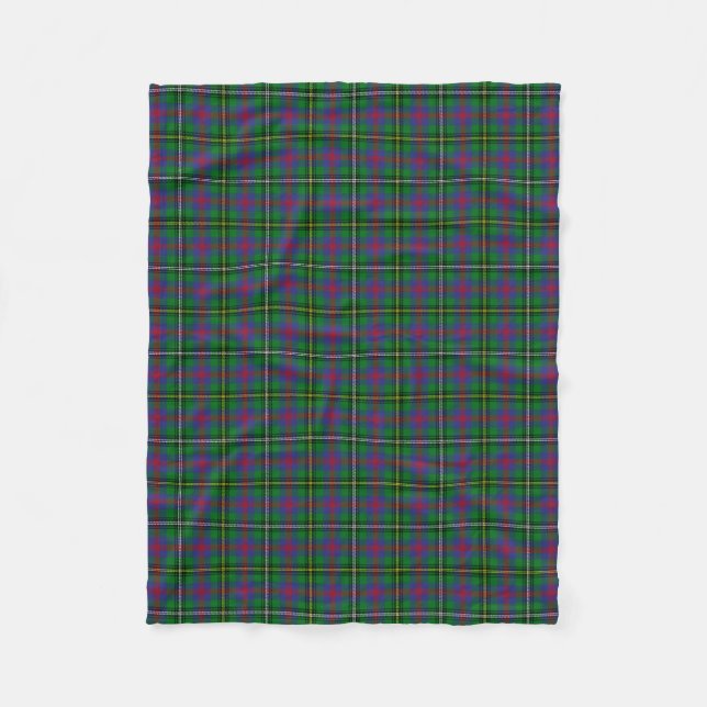 Scottish Clan Wood Tartan Kariert Fleecedecke (Vorderseite)