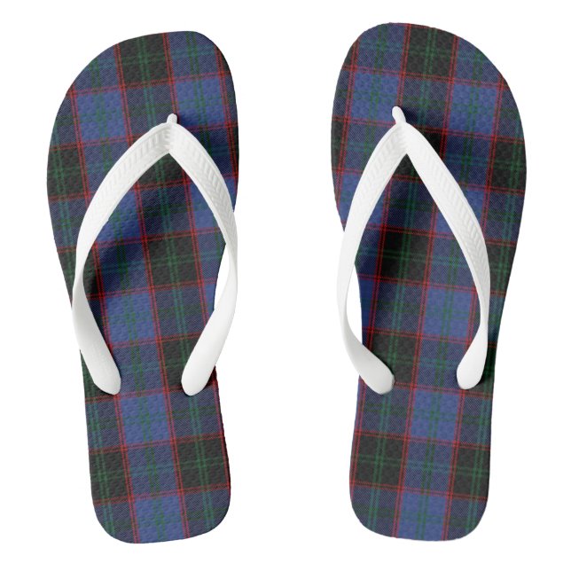 Scottish Clan Zuhause Tartan Flip Flops (Fußbett)