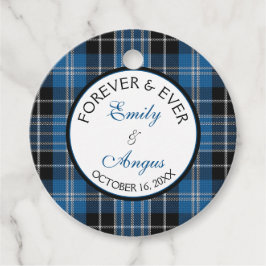 Scottish Clarke Clark Tartan Wedding Rettete ein D Geschenkanhänger