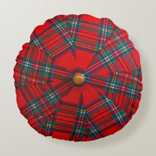 SCOTTISH COLORED VORTEX RUNDE DURCH PILLOW RUNDES KISSEN