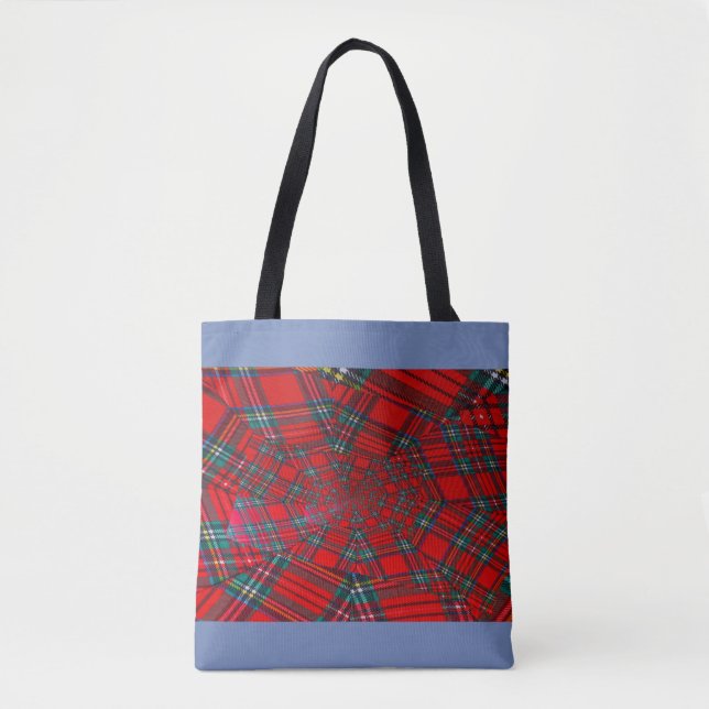 SCOTTISH COLORED VORTEX TOTE BEUTEL (Vorderseite)