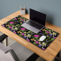 Scottish Cotattcore Thistle Pattern Bath Mat