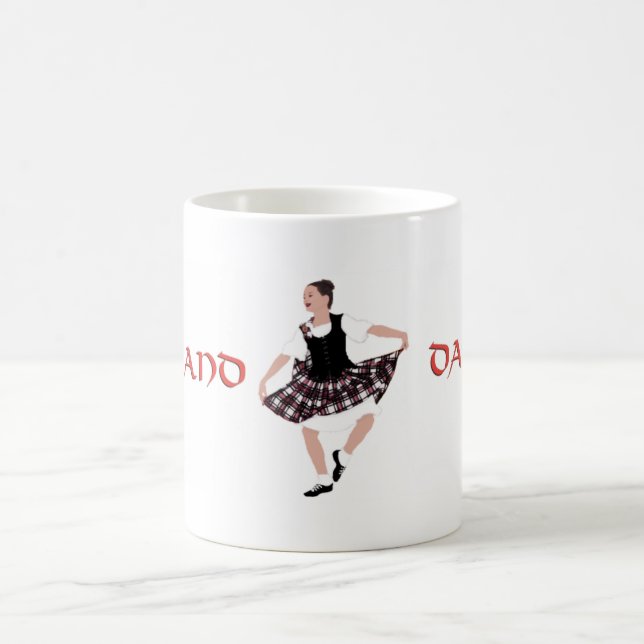 Scottish Country Dancer Kaffeetasse (Mittel)
