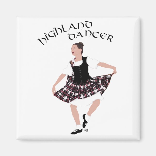 Scottish Country Dancer Magnet (Vorne)