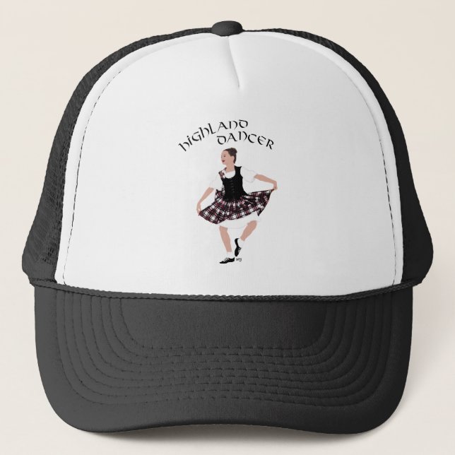 Scottish Country Dancer Truckerkappe (Vorderseite)