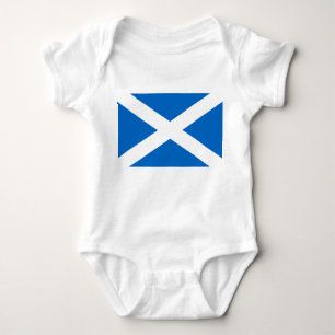 Scottish Cross Scotland Colors Baby Strampler