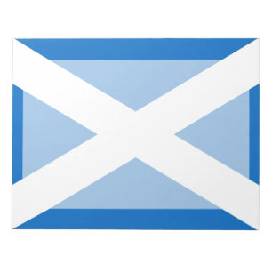 Scottish Cross Scotland Colors Notizblock