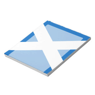 Scottish Cross Scotland Colors Notizblock
