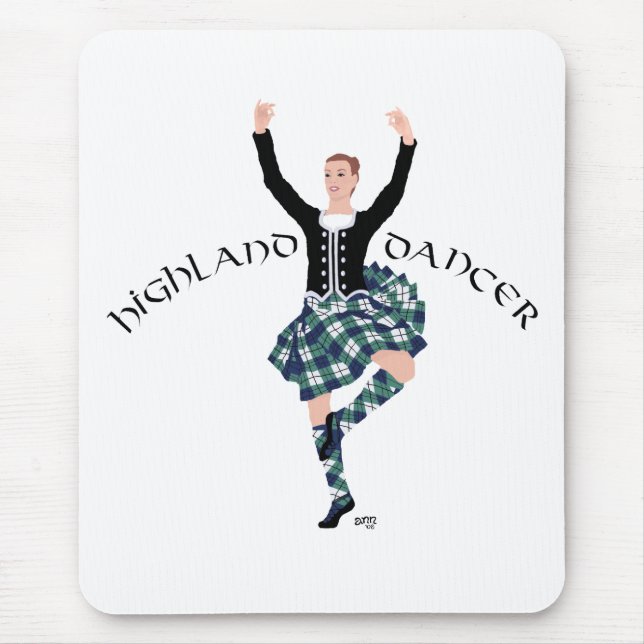 Scottish Dancer Highland Fling Mousepad (Vorne)