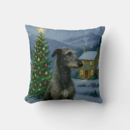 Scottish Deerhound Holiday Kissen