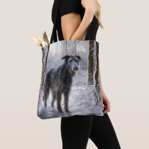 Scottish Deerhound Let It Snow Christmas