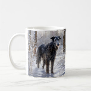 Scottish Deerhound Let It Snow Christmas Kaffeetasse