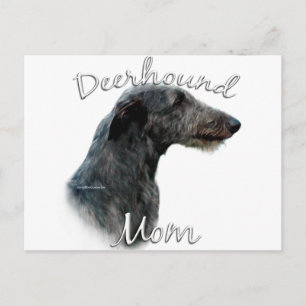 Scottish Deerhound Mama 2 Postkarte