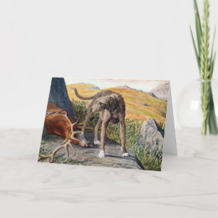 Scottish Deerhound Notecard Karte